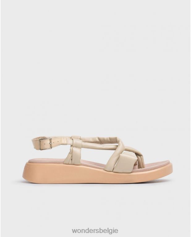 natuurlijk schoenen 6X06D21 natuurlijke tube sandaal vrouwen Wonders