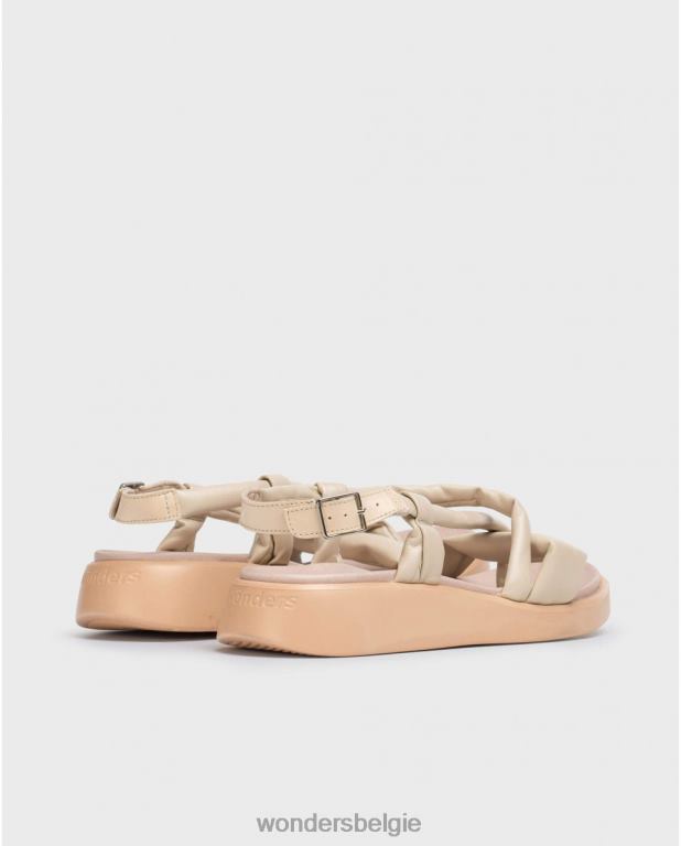 natuurlijk schoenen 6X06D21 natuurlijke tube sandaal vrouwen Wonders