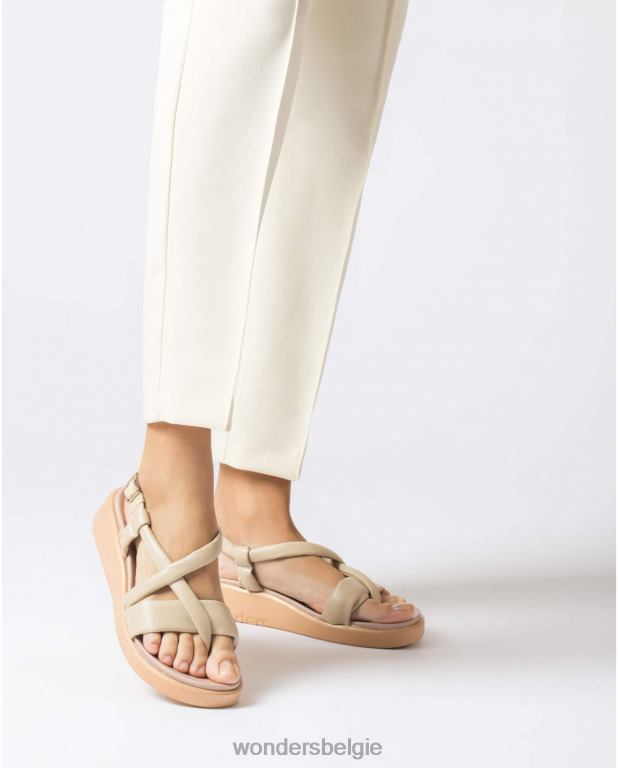 natuurlijk schoenen 6X06D21 natuurlijke tube sandaal vrouwen Wonders