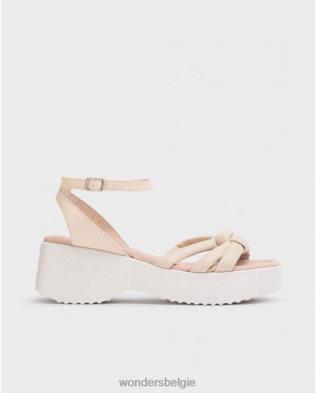 natuurlijk schoenen 6X06D254 naturel beige vega sandaal vrouwen Wonders