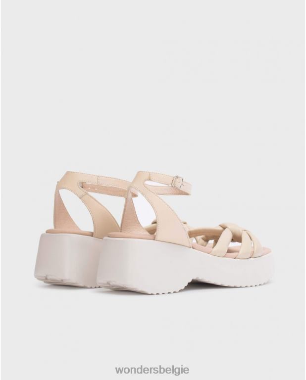 natuurlijk schoenen 6X06D254 naturel beige vega sandaal vrouwen Wonders