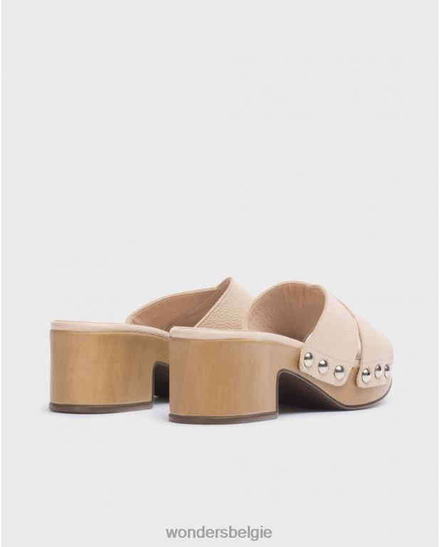 natuurlijk schoenen 6X06D37 naturel beige marta sandaal vrouwen Wonders