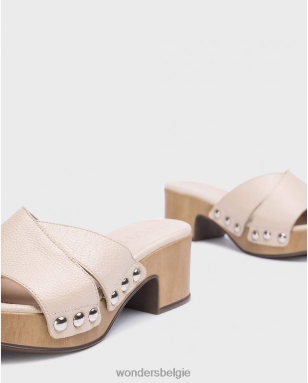 natuurlijk schoenen 6X06D37 naturel beige marta sandaal vrouwen Wonders