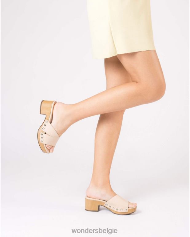natuurlijk schoenen 6X06D37 naturel beige marta sandaal vrouwen Wonders
