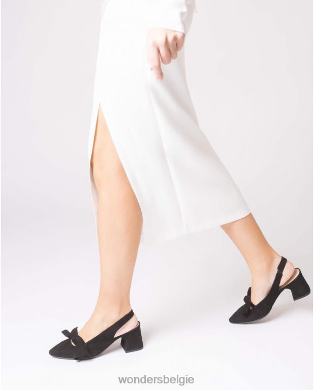 neger schoenen 6X06D136 neger zwarte lexi schoen vrouwen Wonders