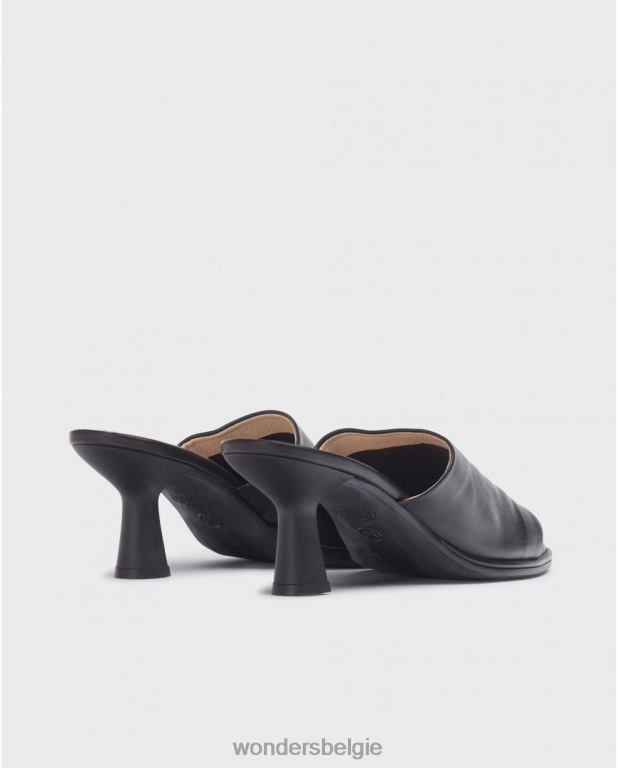 neger schoenen 6X06D27 neger zwarte sharon sandaal vrouwen Wonders