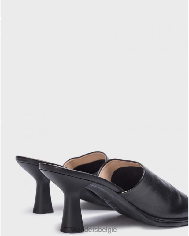 neger schoenen 6X06D27 neger zwarte sharon sandaal vrouwen Wonders