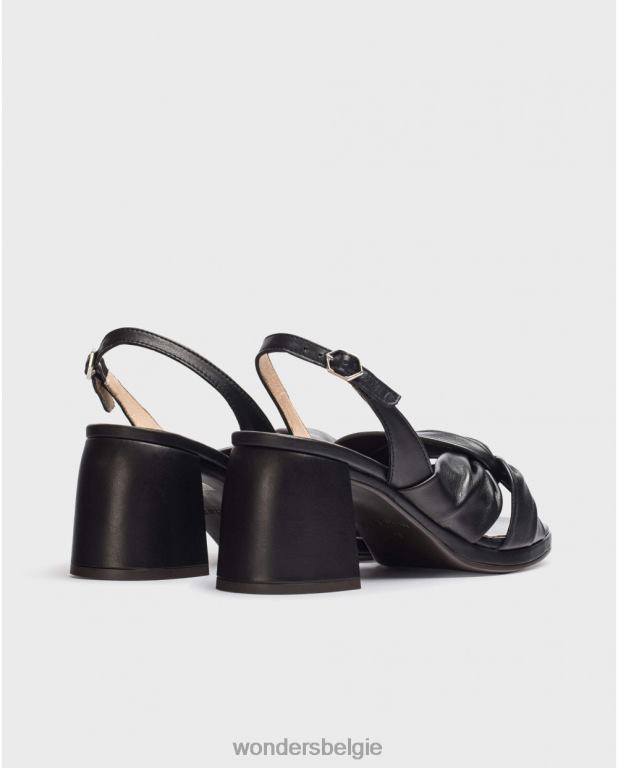 neger schoenen 6X06D311 neger zwarte wilde sandaal vrouwen Wonders