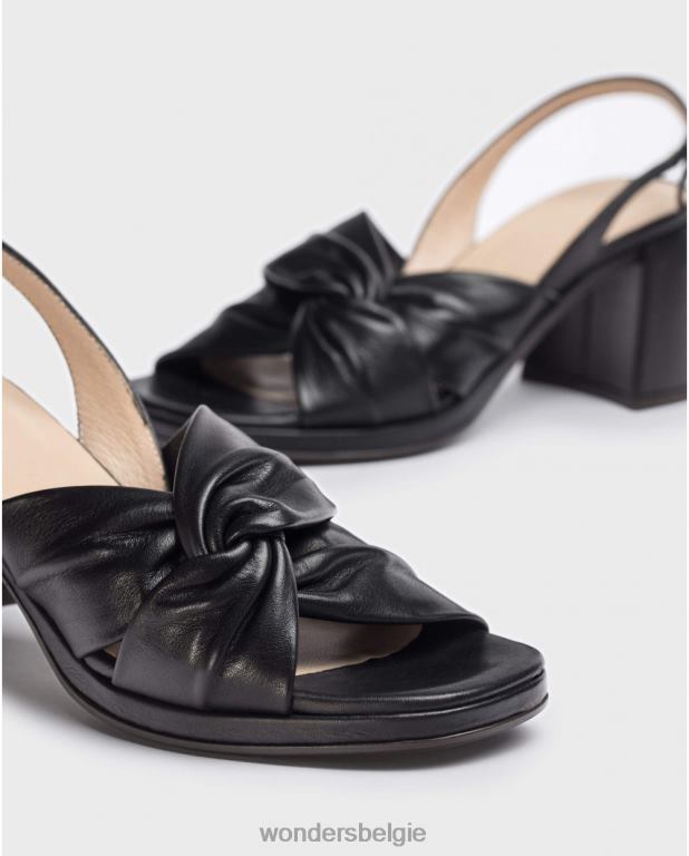 neger schoenen 6X06D311 neger zwarte wilde sandaal vrouwen Wonders