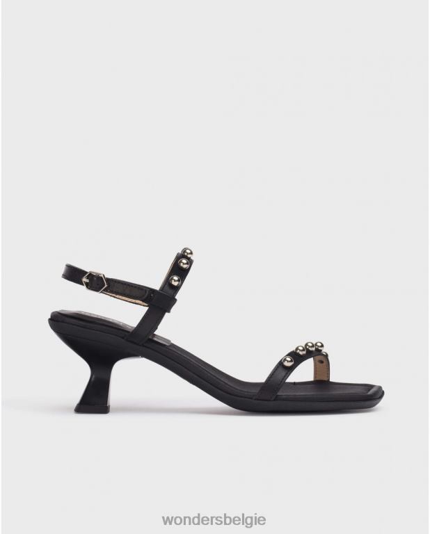 neger schoenen 6X06D346 negro zwarte geno sandaal vrouwen Wonders