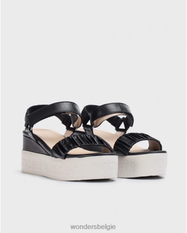 neger schoenen 6X06D406 neger zwarte huid sandaal vrouwen Wonders