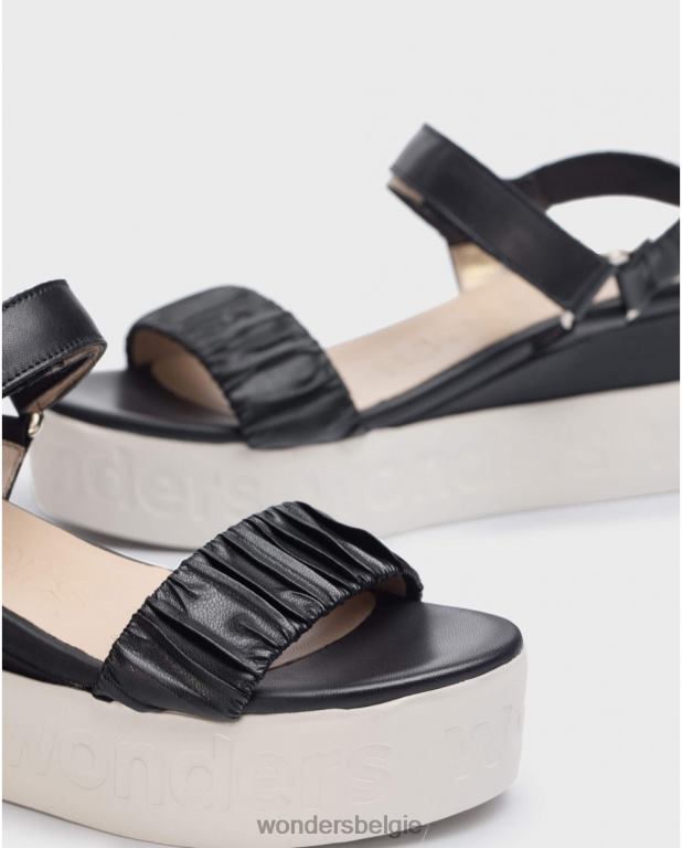 neger schoenen 6X06D406 neger zwarte huid sandaal vrouwen Wonders