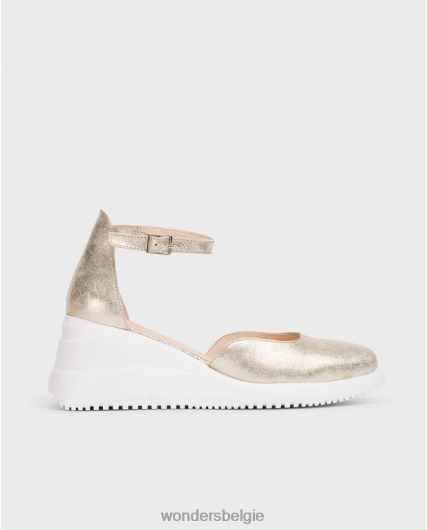 platina schoenen 6X06D11 platina gouden fenix sandaal vrouwen Wonders