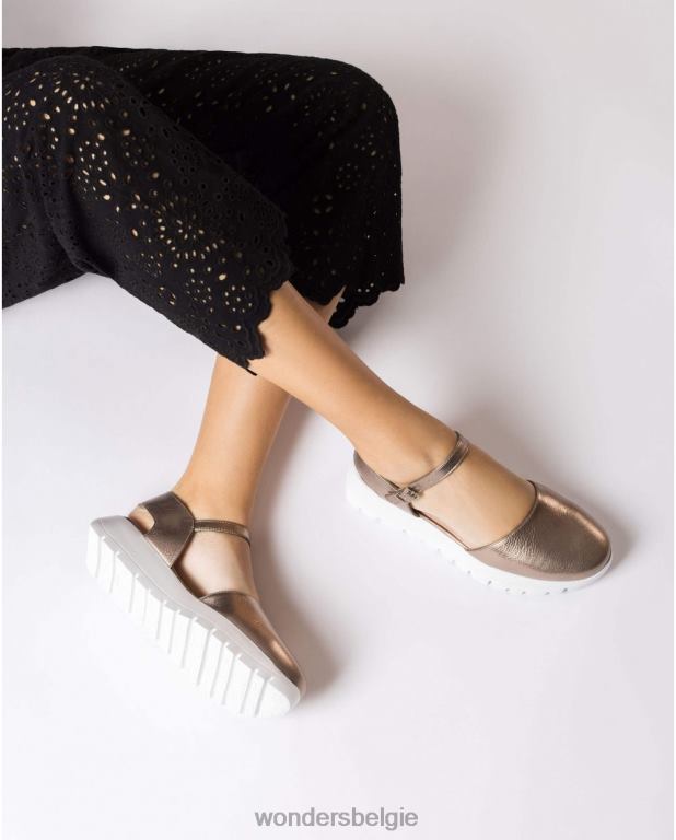 platina schoenen 6X06D231 platina platina babi schoen vrouwen Wonders