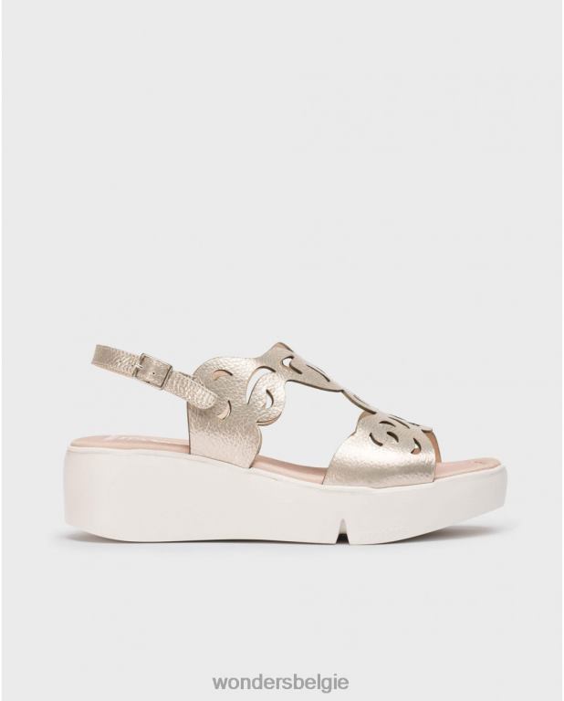 platina schoenen 6X06D261 platina platina afro-sandaal vrouwen Wonders