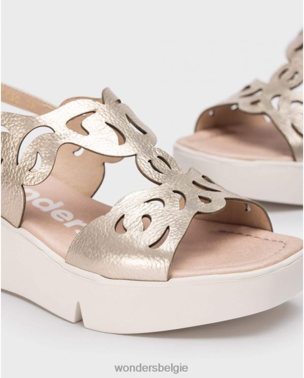 platina schoenen 6X06D261 platina platina afro-sandaal vrouwen Wonders