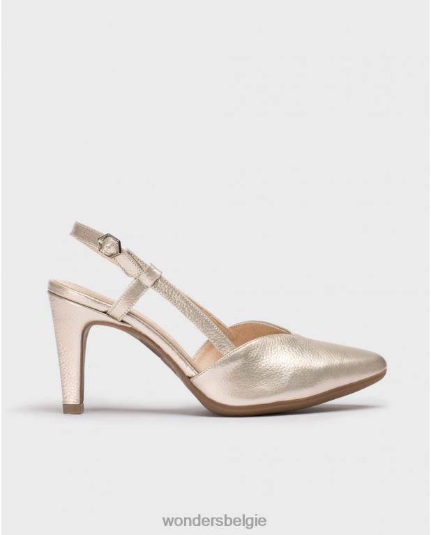 platina schoenen 6X06D57 platina gouden lexi schoen vrouwen Wonders