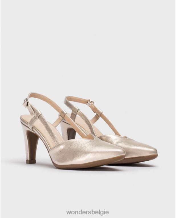 platina schoenen 6X06D57 platina gouden lexi schoen vrouwen Wonders