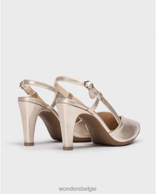 platina schoenen 6X06D57 platina gouden lexi schoen vrouwen Wonders