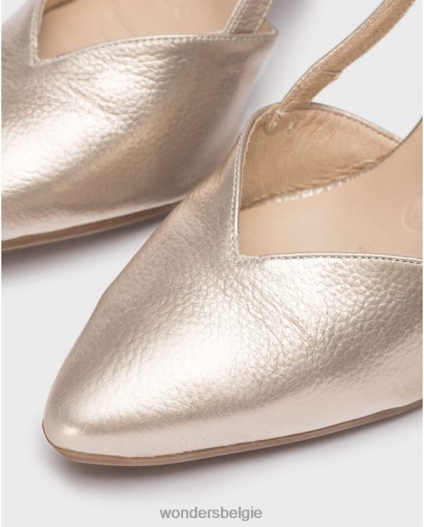 platina schoenen 6X06D57 platina gouden lexi schoen vrouwen Wonders