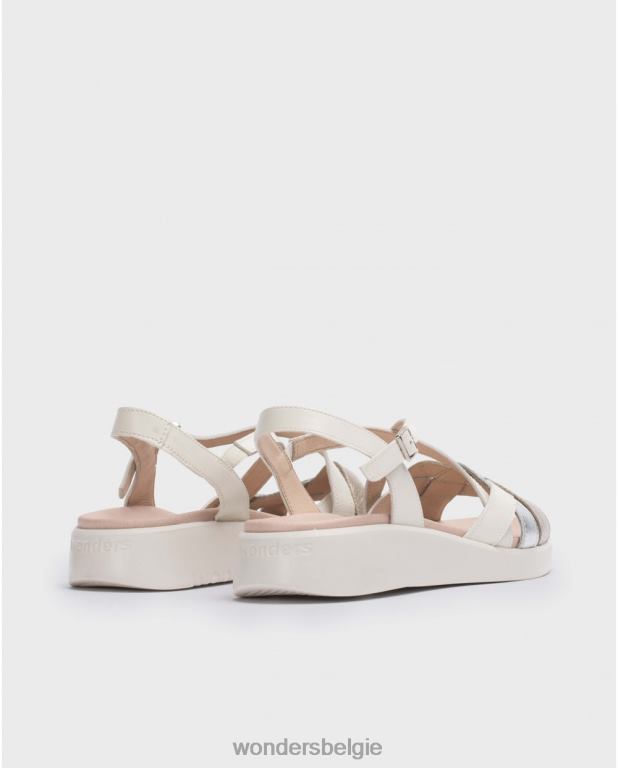 plt/pla/van schoenen 6X06D292 plt/pla/of witte alison sandaal vrouwen Wonders