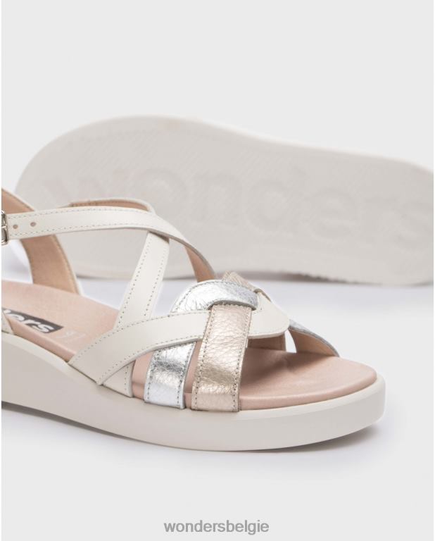 plt/pla/van schoenen 6X06D292 plt/pla/of witte alison sandaal vrouwen Wonders