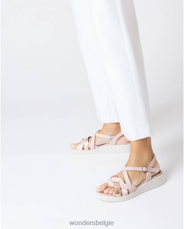 ram/ros/ro schoenen 6X06D192 ram/ros/ro roze alison sandaal vrouwen Wonders