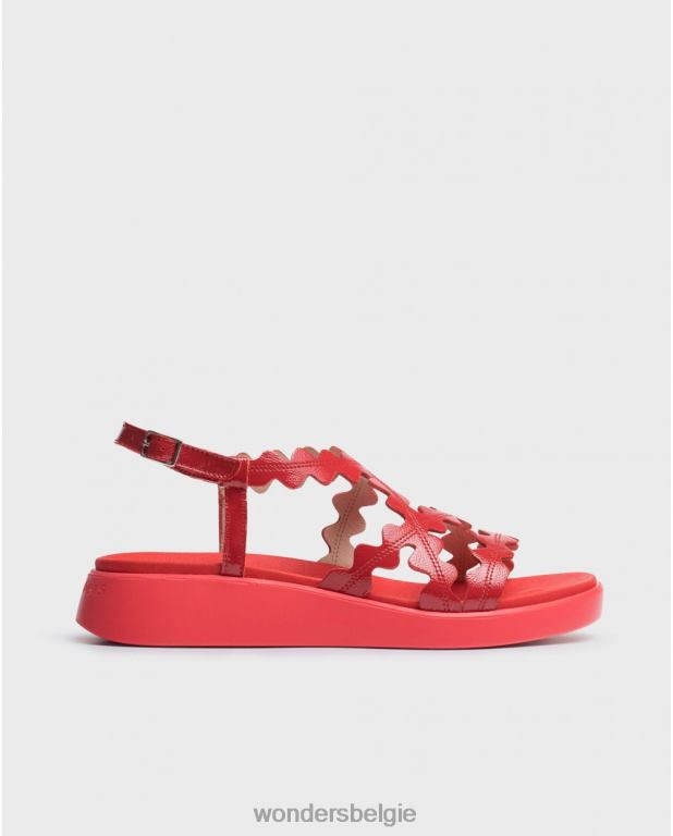 rojo schoenen 6X06D310 rojo red queen sandaal vrouwen Wonders