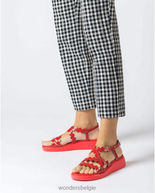 rojo schoenen 6X06D310 rojo red queen sandaal vrouwen Wonders