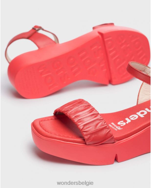 rojo schoenen 6X06D313 rojo rode boza sandaal vrouwen Wonders