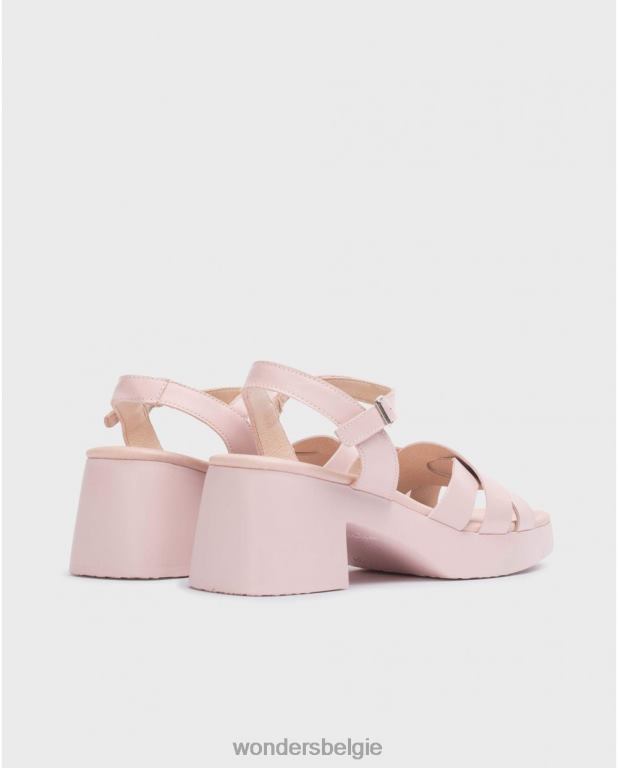 roos schoenen 6X06D164 rosa roze georgina sandaal vrouwen Wonders