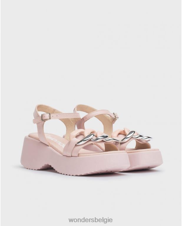 roos schoenen 6X06D7 roze roze claire sandaal vrouwen Wonders