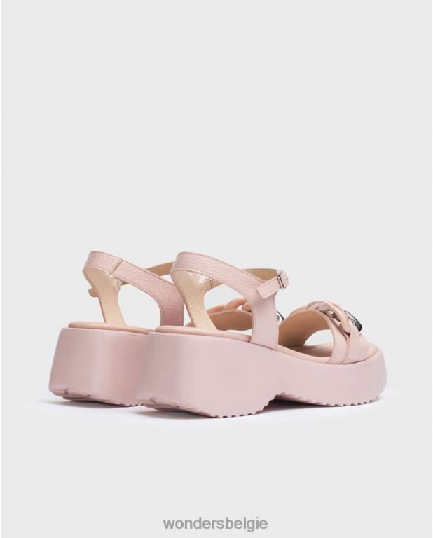 roos schoenen 6X06D7 roze roze claire sandaal vrouwen Wonders