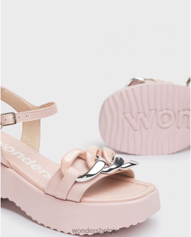 roos schoenen 6X06D7 roze roze claire sandaal vrouwen Wonders