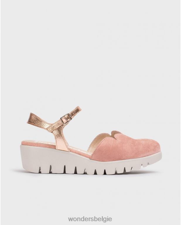 roze/goud schoenen 6X06D47 roze/goud roze caravaca sandaal vrouwen Wonders