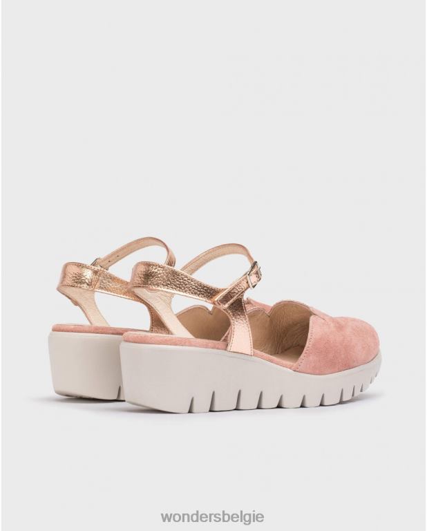 roze/goud schoenen 6X06D47 roze/goud roze caravaca sandaal vrouwen Wonders