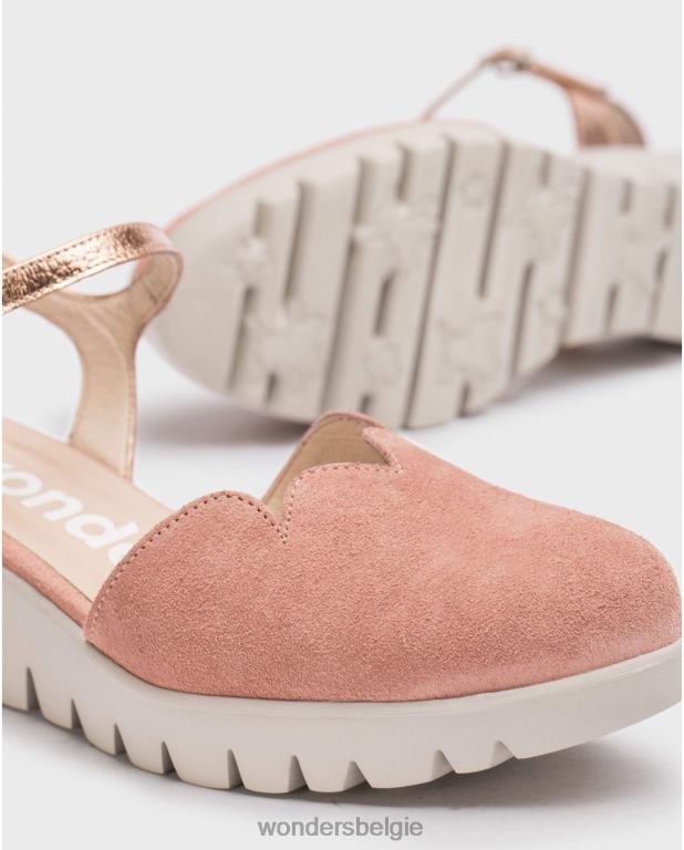 roze/goud schoenen 6X06D47 roze/goud roze caravaca sandaal vrouwen Wonders