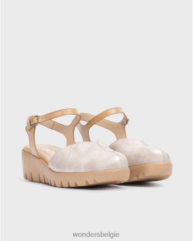 taupe/zand schoenen 6X06D279 taupe/zandkleurige caravaca tie-dye sandaal vrouwen Wonders