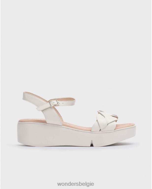 uit schoenen 6X06D190 gebroken witte dita sandaal vrouwen Wonders