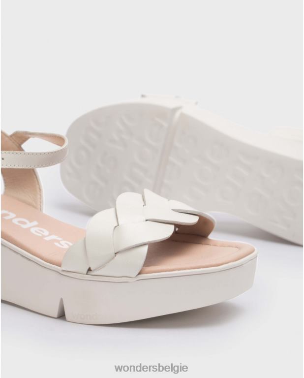 uit schoenen 6X06D190 gebroken witte dita sandaal vrouwen Wonders