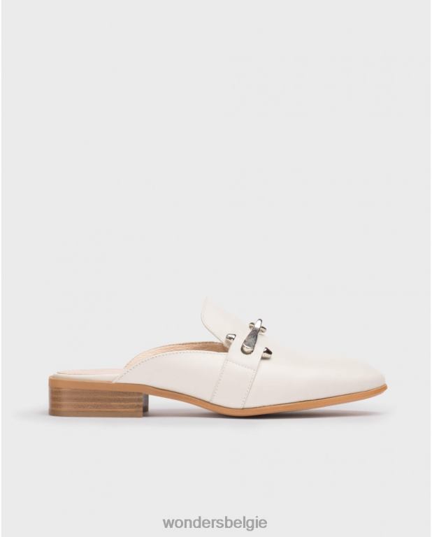 uit schoenen 6X06D268 gebroken witte qatar klomp vrouwen Wonders