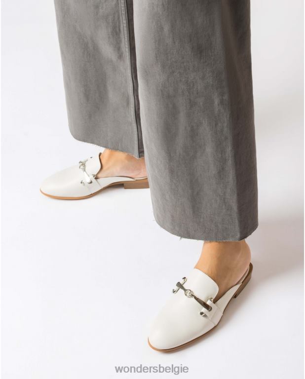 uit schoenen 6X06D268 gebroken witte qatar klomp vrouwen Wonders