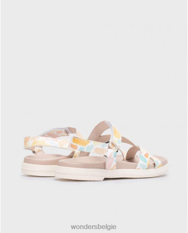 uit schoenen 6X06D294 off beige toni sandaal vrouwen Wonders