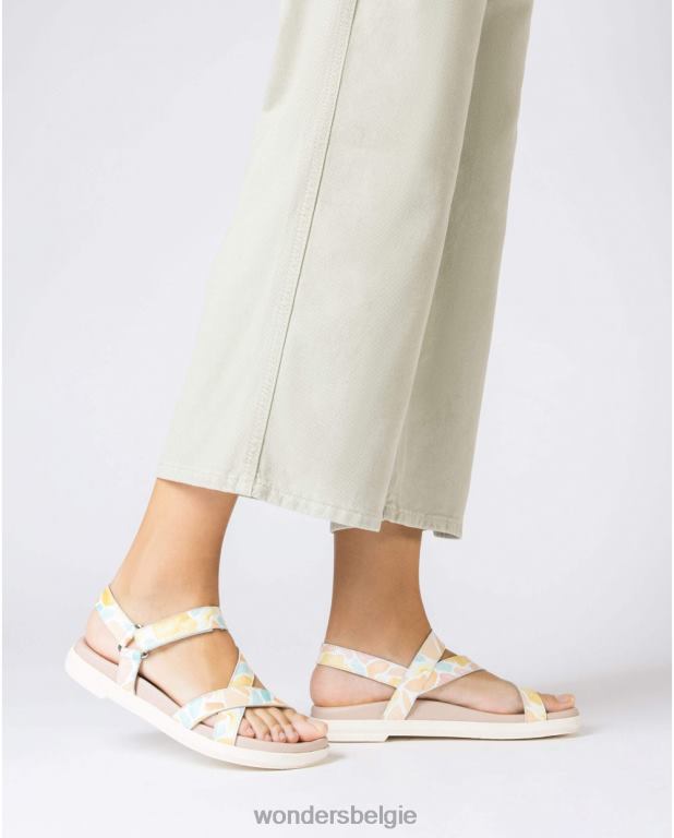 uit schoenen 6X06D294 off beige toni sandaal vrouwen Wonders