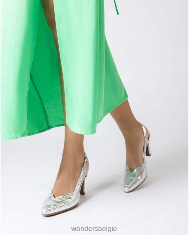 uit schoenen 6X06D64 off zilveren lexi schoen vrouwen Wonders