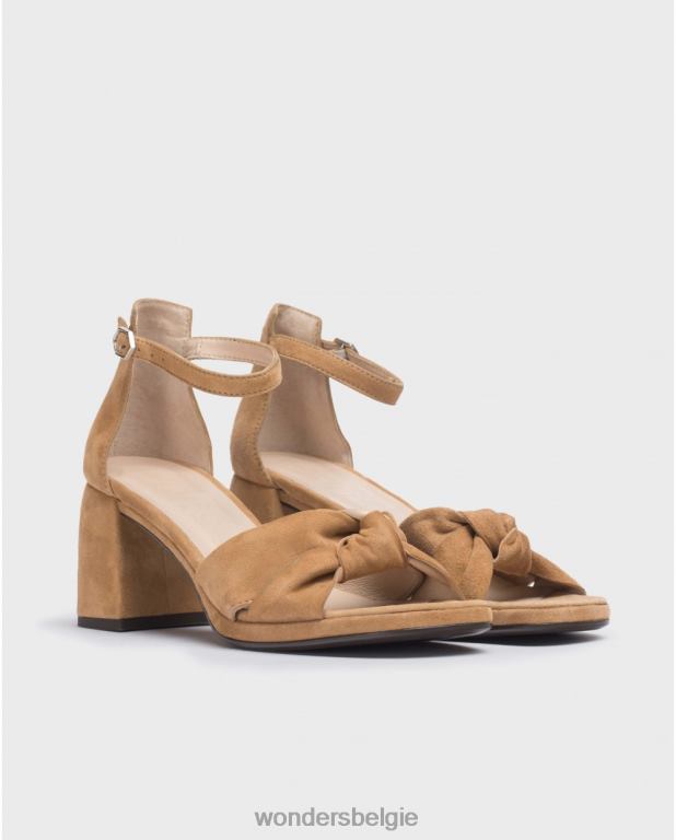 zand schoenen 6X06D110 zandbruine cali sandaal vrouwen Wonders