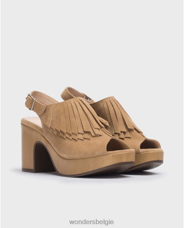 zand schoenen 6X06D211 zand vaiana schoen vrouwen Wonders