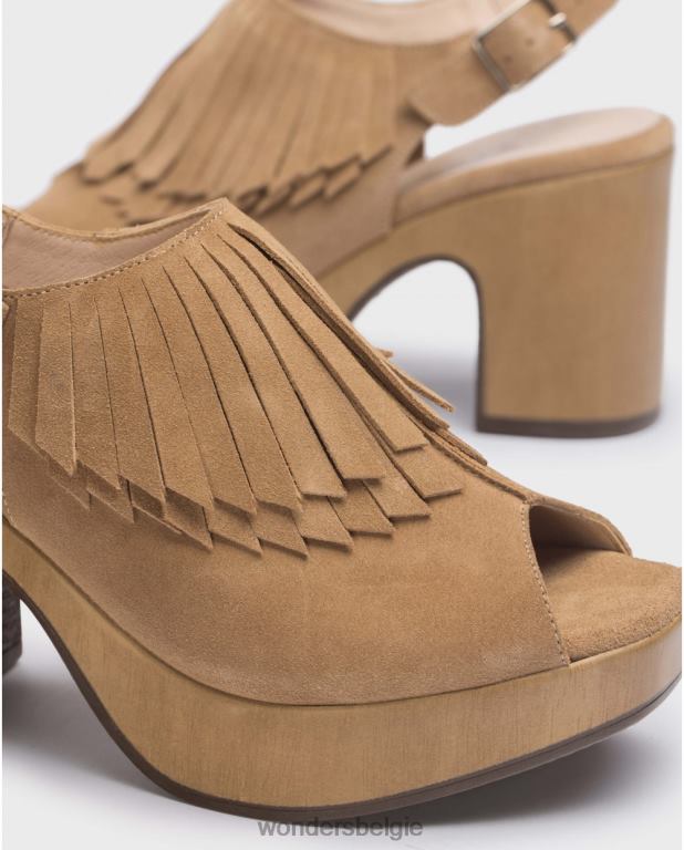 zand schoenen 6X06D211 zand vaiana schoen vrouwen Wonders