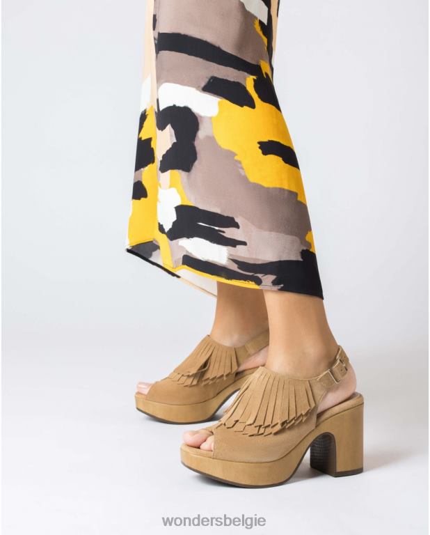 zand schoenen 6X06D211 zand vaiana schoen vrouwen Wonders