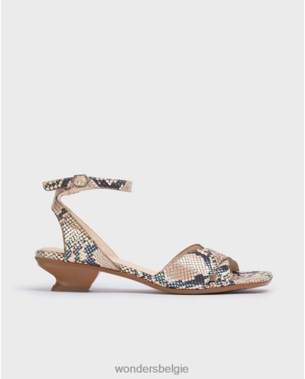 zand schoenen 6X06D265 sand snake mamy sandaal vrouwen Wonders